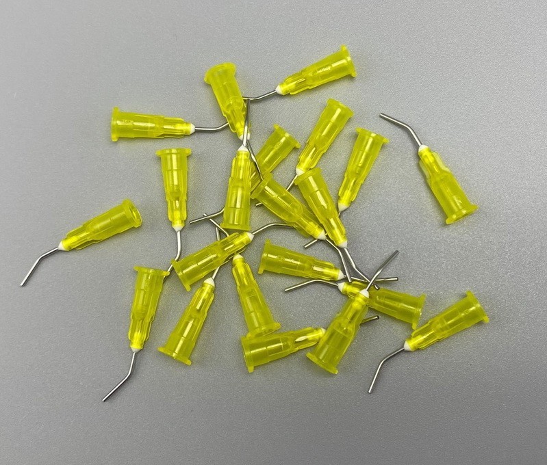 Dental Irrigation Bent Needle Tip Resin Composite Flow Dispenser Etching Syringe