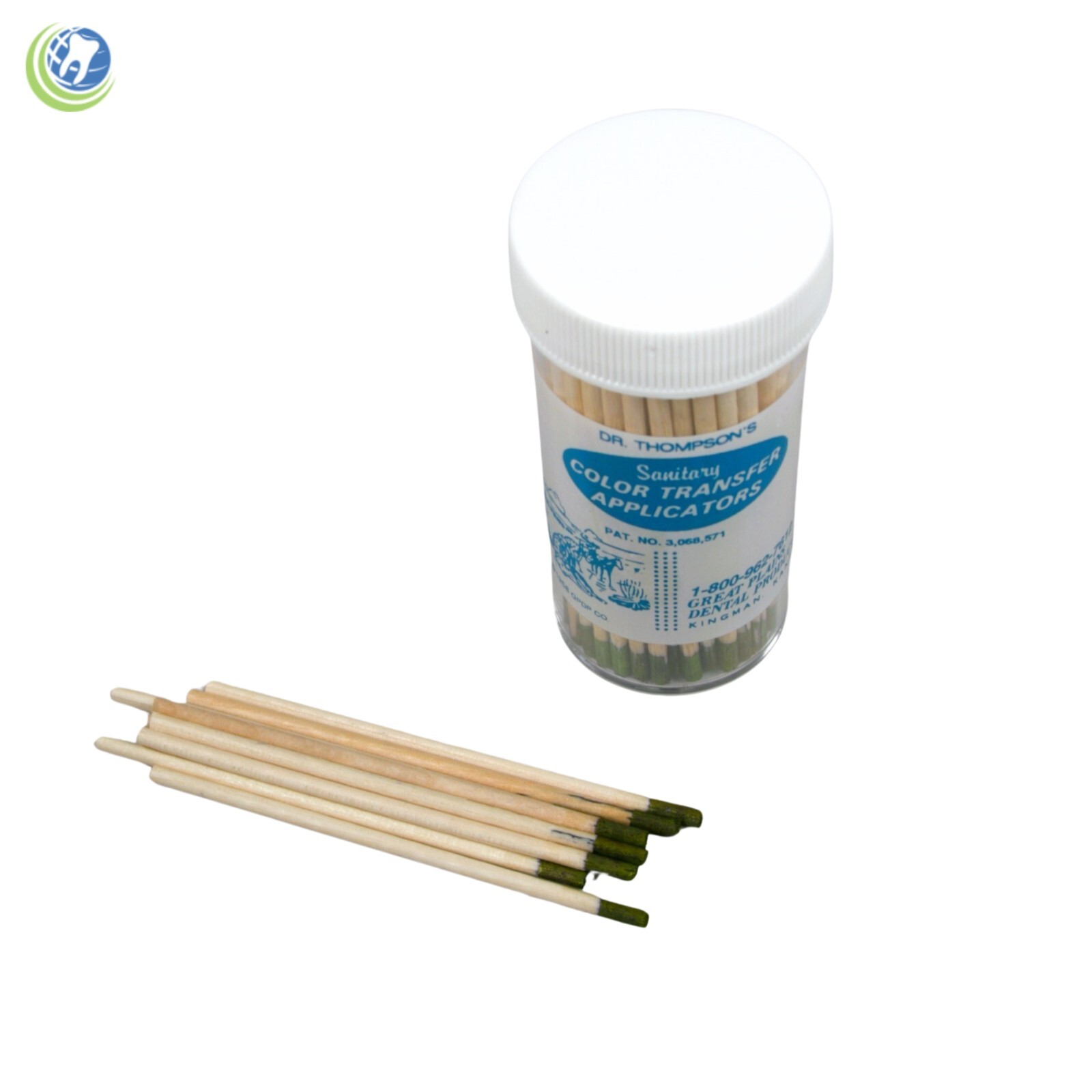 Dr. Thompson’s Color Transfer Applicators Great Plains Dental Products 150/Pack