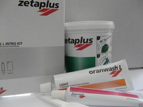 Zhermack Zetaplus Impression Dental Material Ornawash Intrudent Gel Complete Kit