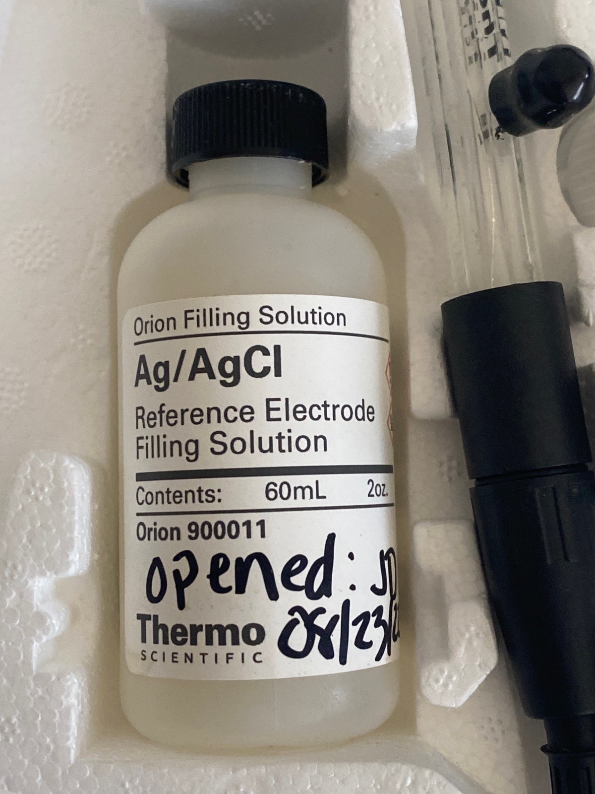 THERMO ORION Single Junction Glass Bodied Combination Silver Billet Electrode