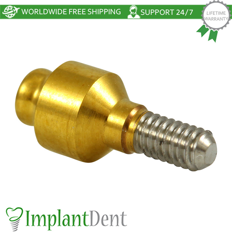 1x Dental Straight Loc-Low Attachment Standard Set Prosthetic Int Hex 2.42mm