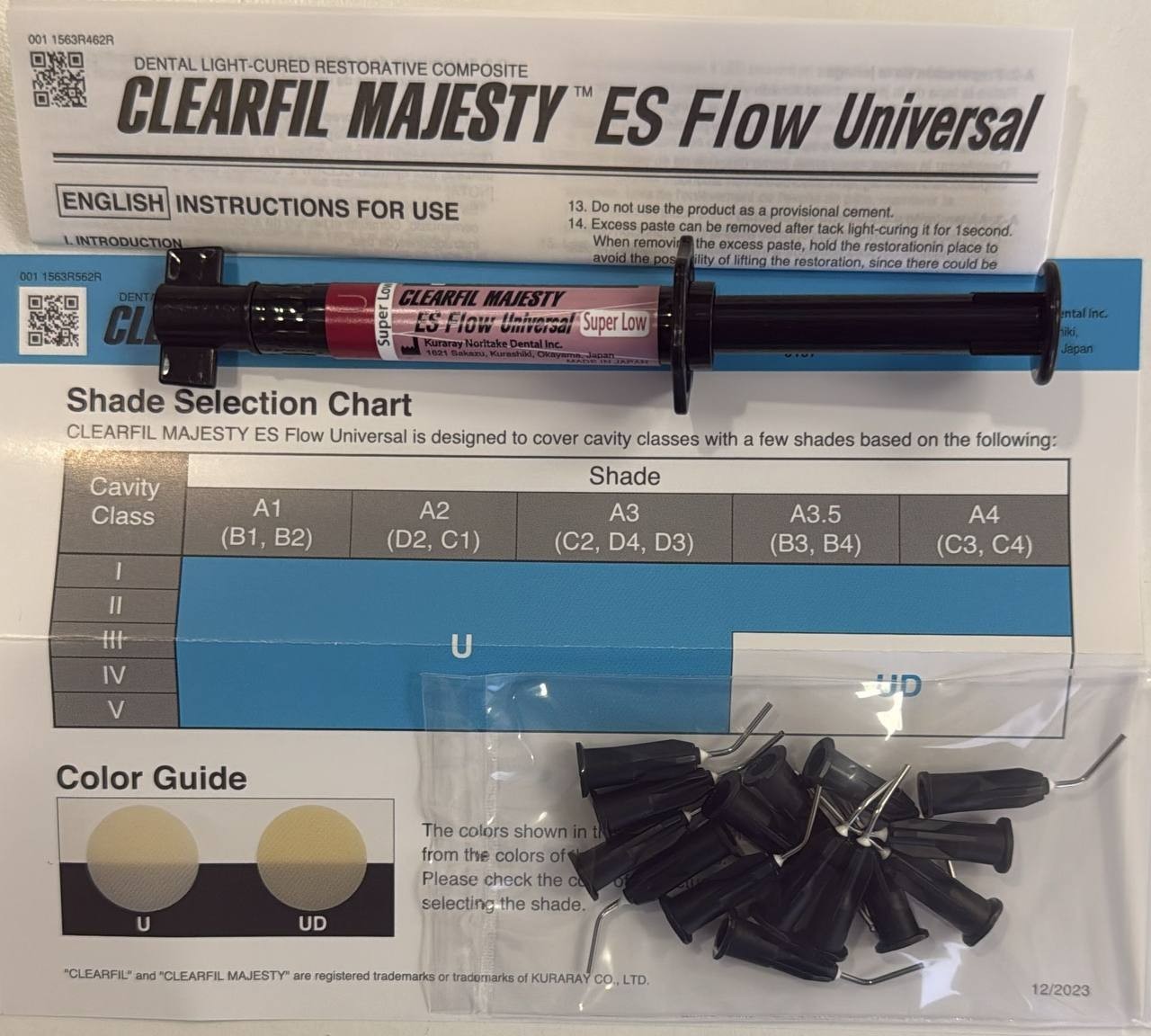 Kuraray CLEARFIL MAJESTY ES Flow Universal Super Low (U) 4620-KA 2.7g 15 needle