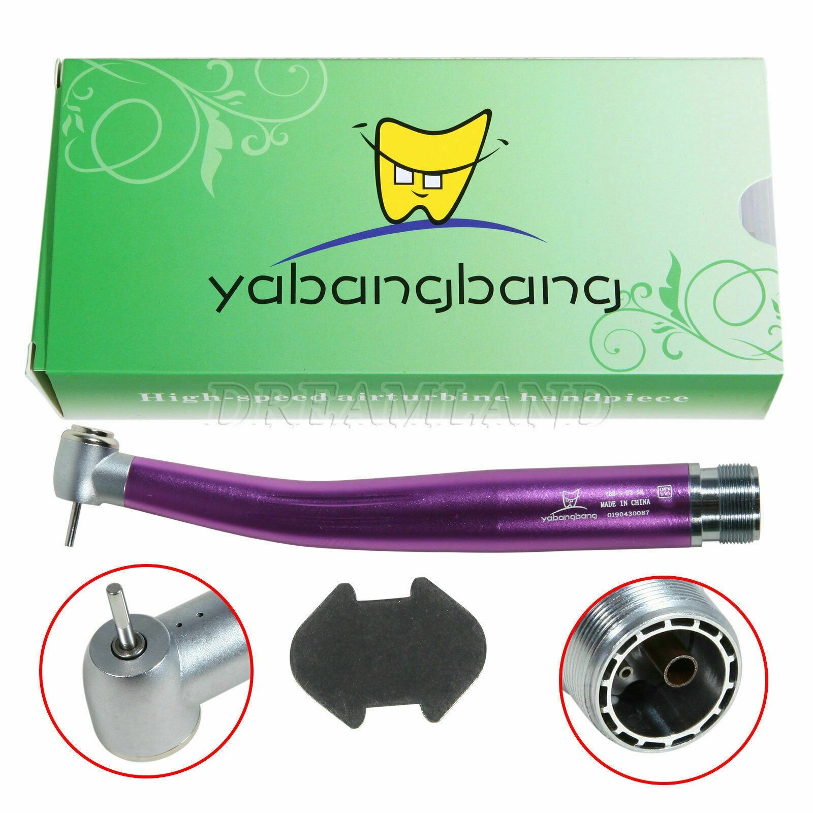 1-10 NSK Style Dental High Speed Handpiece Air Turbine 2/4 Hole 7 Colors USA