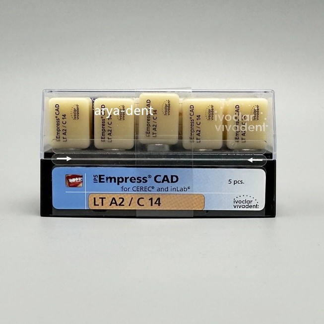 5pcs IPS Empress CAD Ceramic Blocks Dental Lab Restorations Materials LT A2/C14