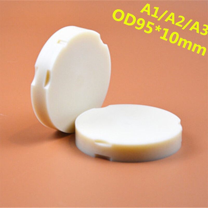 Monochromatic OD95mm ZirkonZahn CAD/CAM Milling System PMMA Blocks – 5 Pieces