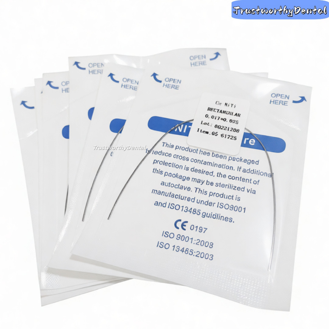 Dental Orthodontic NITI Arch Wires Natural Form Rectangular/Round Archwire