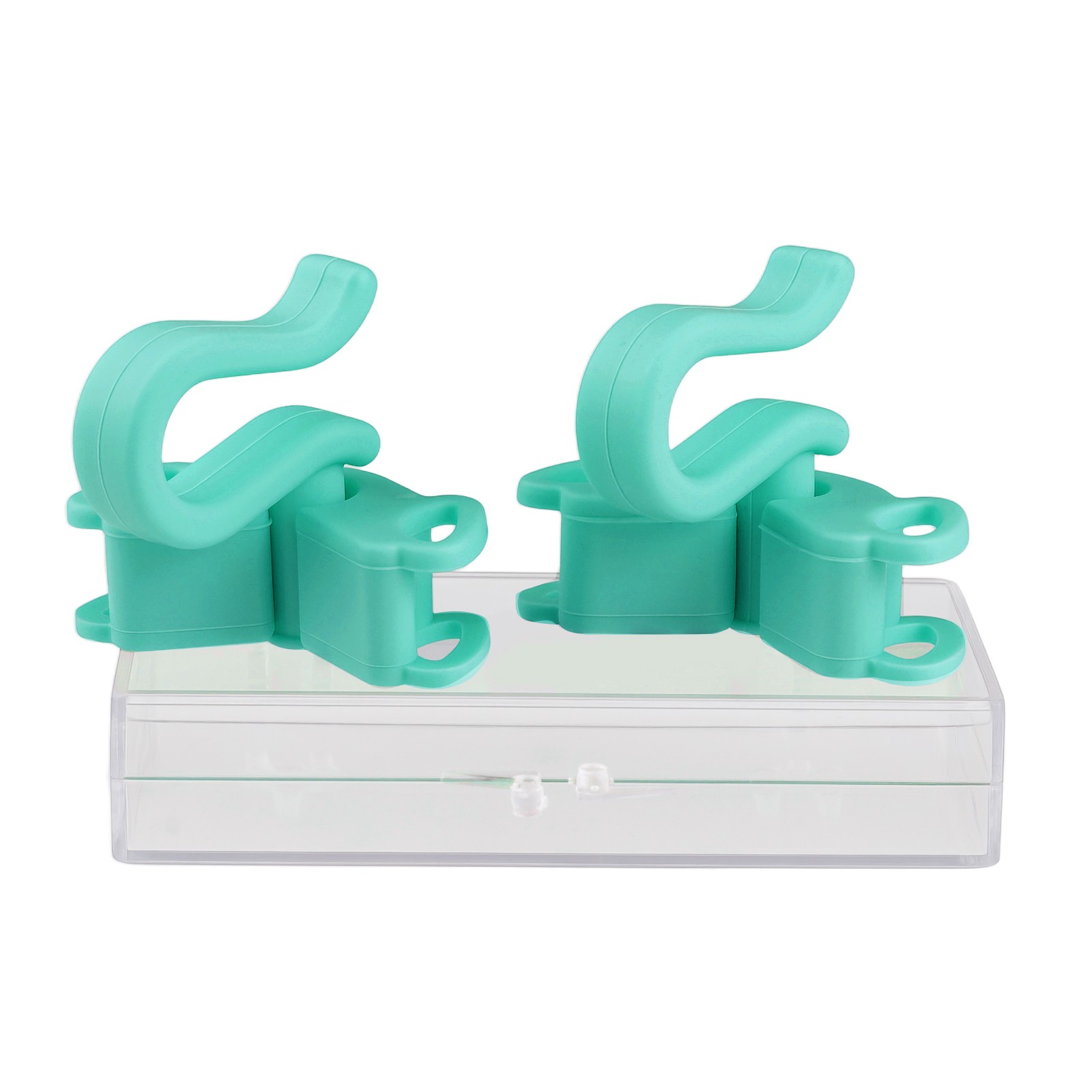 2Pcs/set Autoclave Dental Silicone Bite Blocks Orthodontics Cheek Retractor