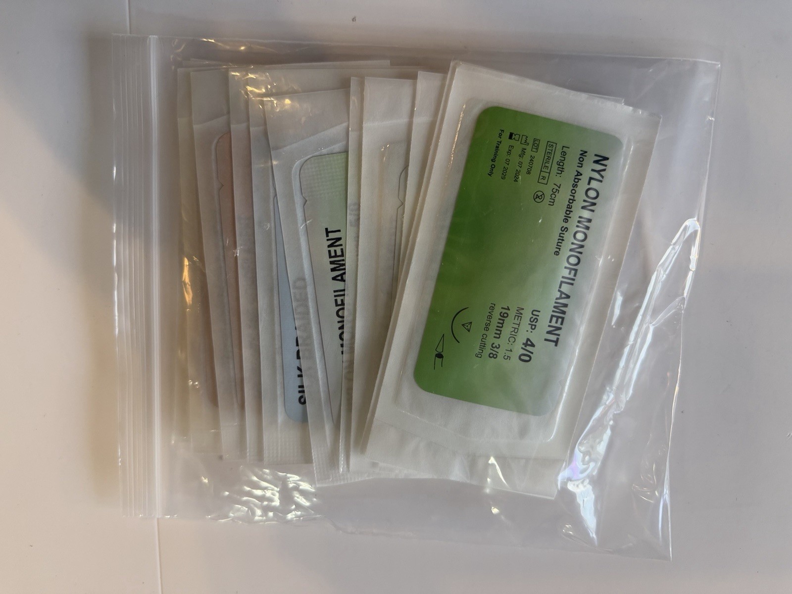 YourSci Suture Practice Kit w/ Instruments, Sutures & Silicone Pad for Surgery