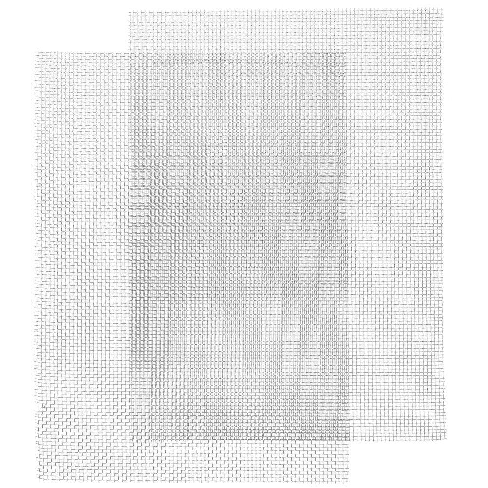 2 Pcs Mesh Sheet for Crafts Metal Gauze Stainless Steel Woven Wire