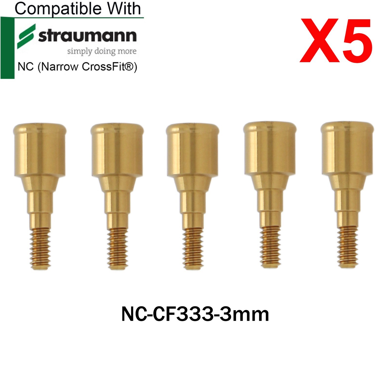 For ITI Straumann Implant Locator Abutment NC/RC 3/4/5mm Male Cap Tool Removable