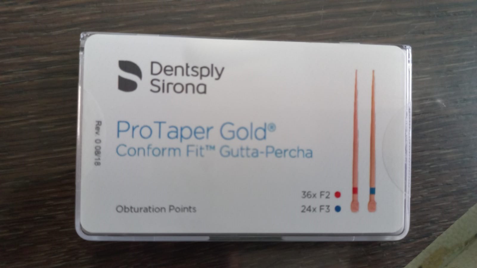 Protaper Gold Conform Fit Gutta-Percha Points by Dentsply (All sizes) (60/pack)