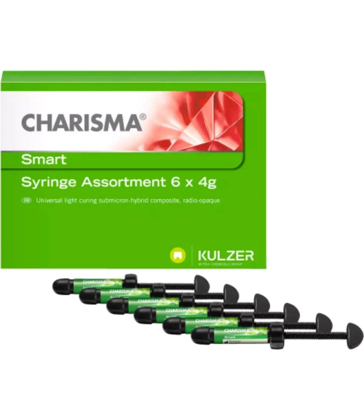 Kulzer Charisma Smart Dental Composite Restorative 6 Syr Kit Without box