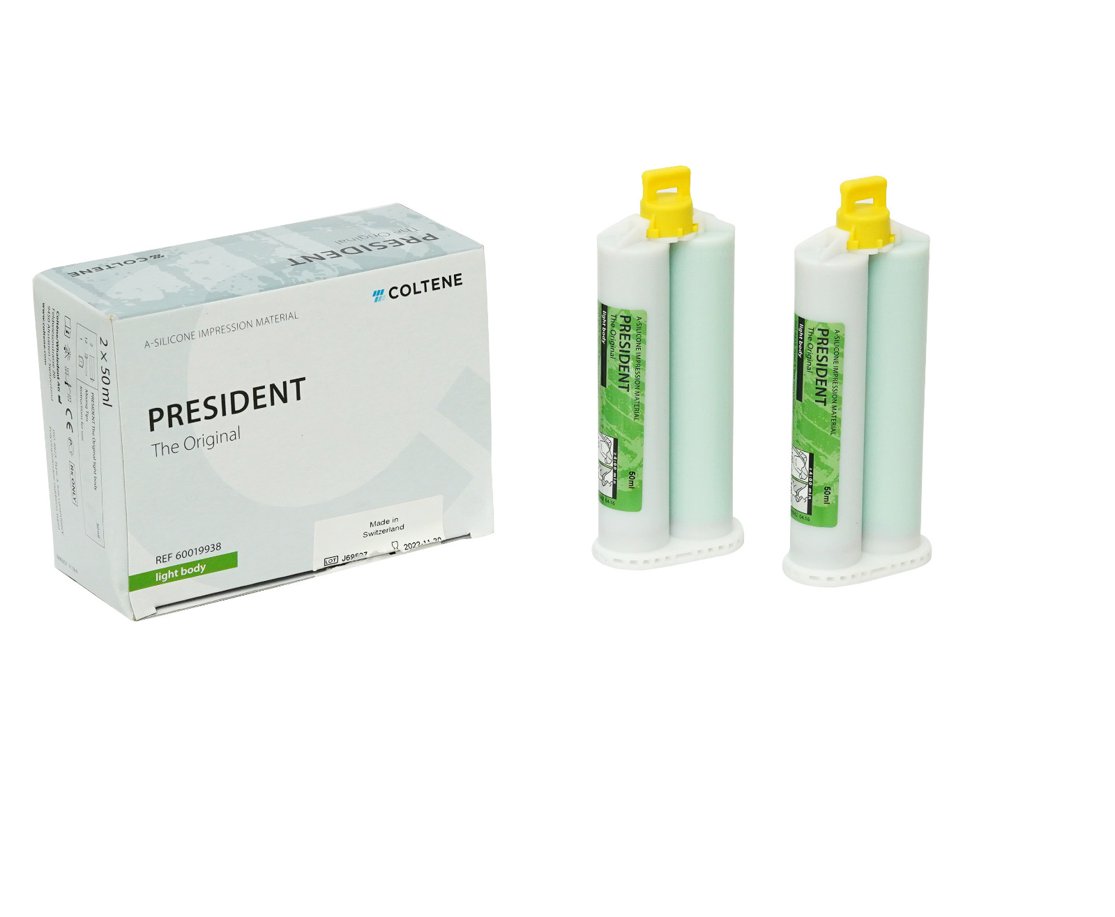 Coltene Whaledent The Original President Dental Light Body LBII (Free Ship)