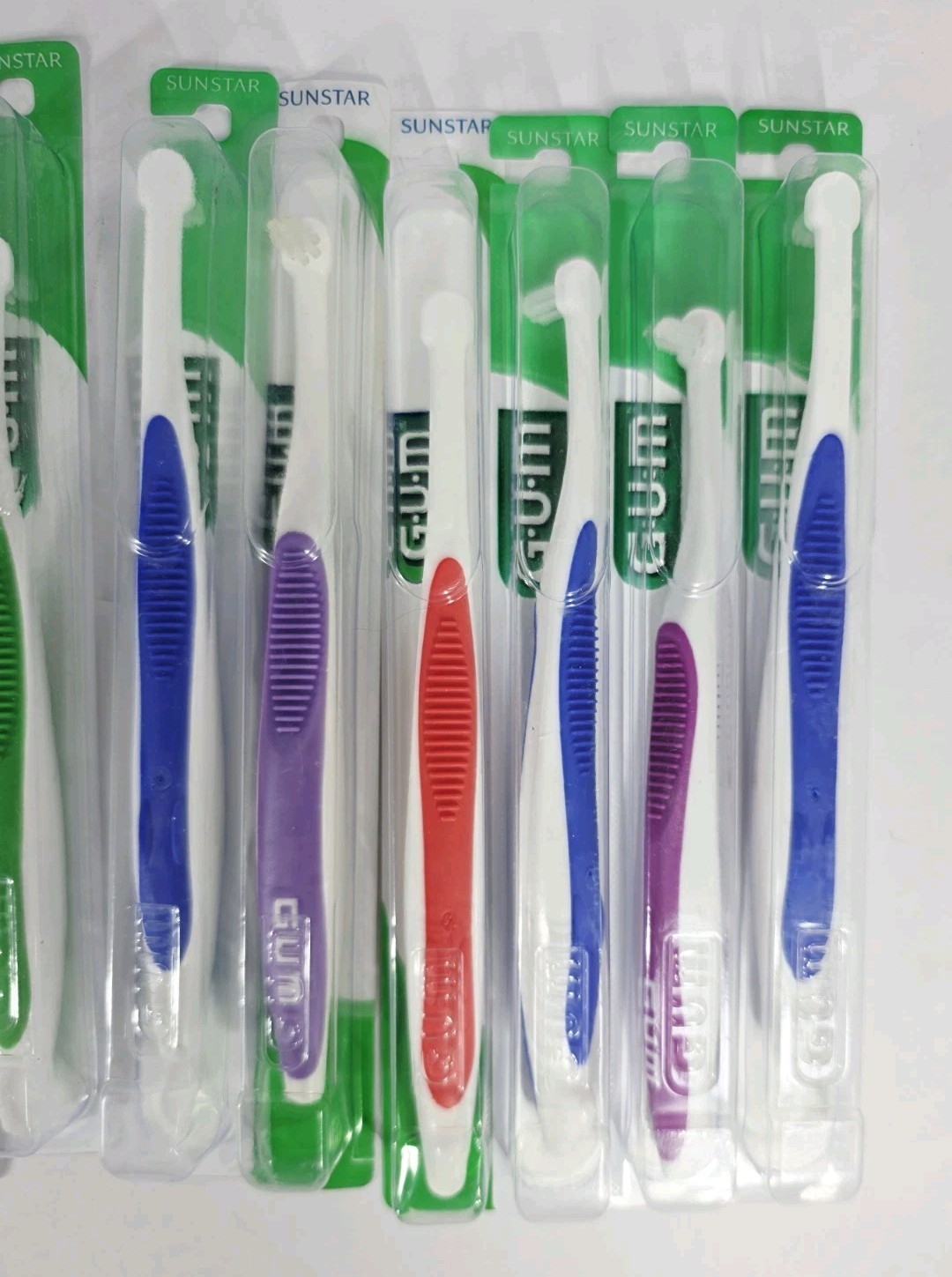 Sunstar 308PD End Tuft Toothbrush Small Tapered Head 15pk Assorted colors