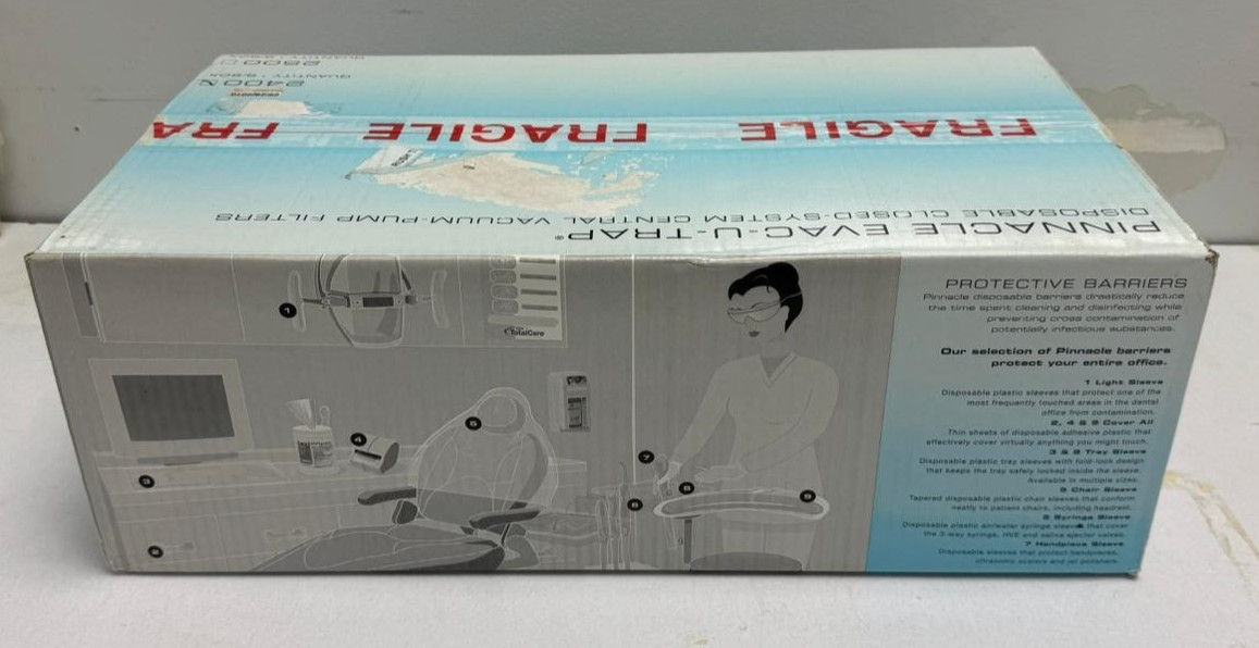 Pinnacle Evac-u Trap Disposable Closed-System Central Vacuum Filters 2400