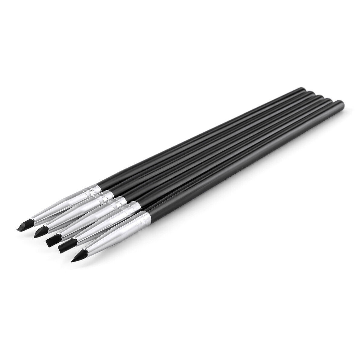 5pcs/PK Dental Composite Resin Porcelain Brush Pens Shaping Silicone Tooth Tool