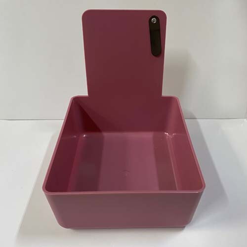 Mauve Dental Lab Pan w/ Stainless Steel Clip 12pk 7″ x 5¾” x 2½” Made in the USA