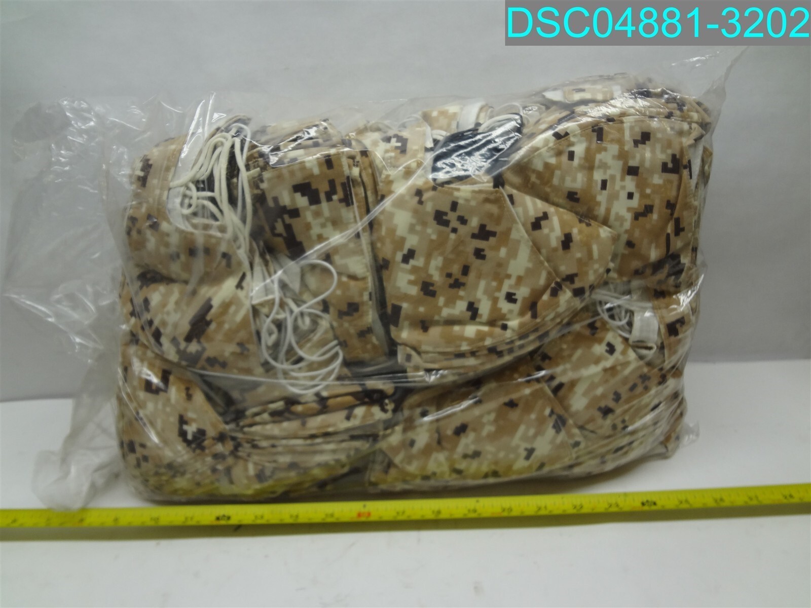 QTY=200: Pixel Brown Camo Camouflage Adult Cloth Face Mask