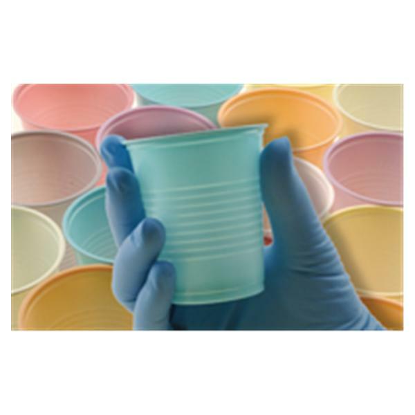 2 Case/2000 Henry Schein 100-4361 Plastic Drinking Cups 5oz 140ml Blue