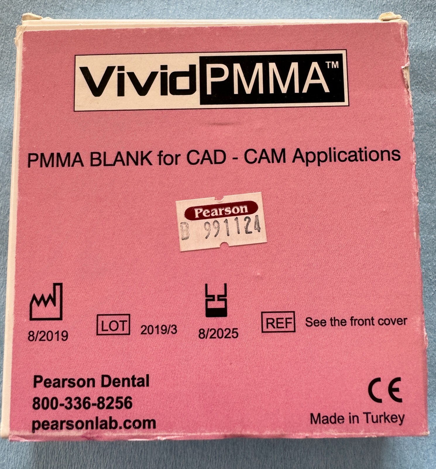 Vivid PMMA Milling Disc 98mm x 18mm – Shade A3