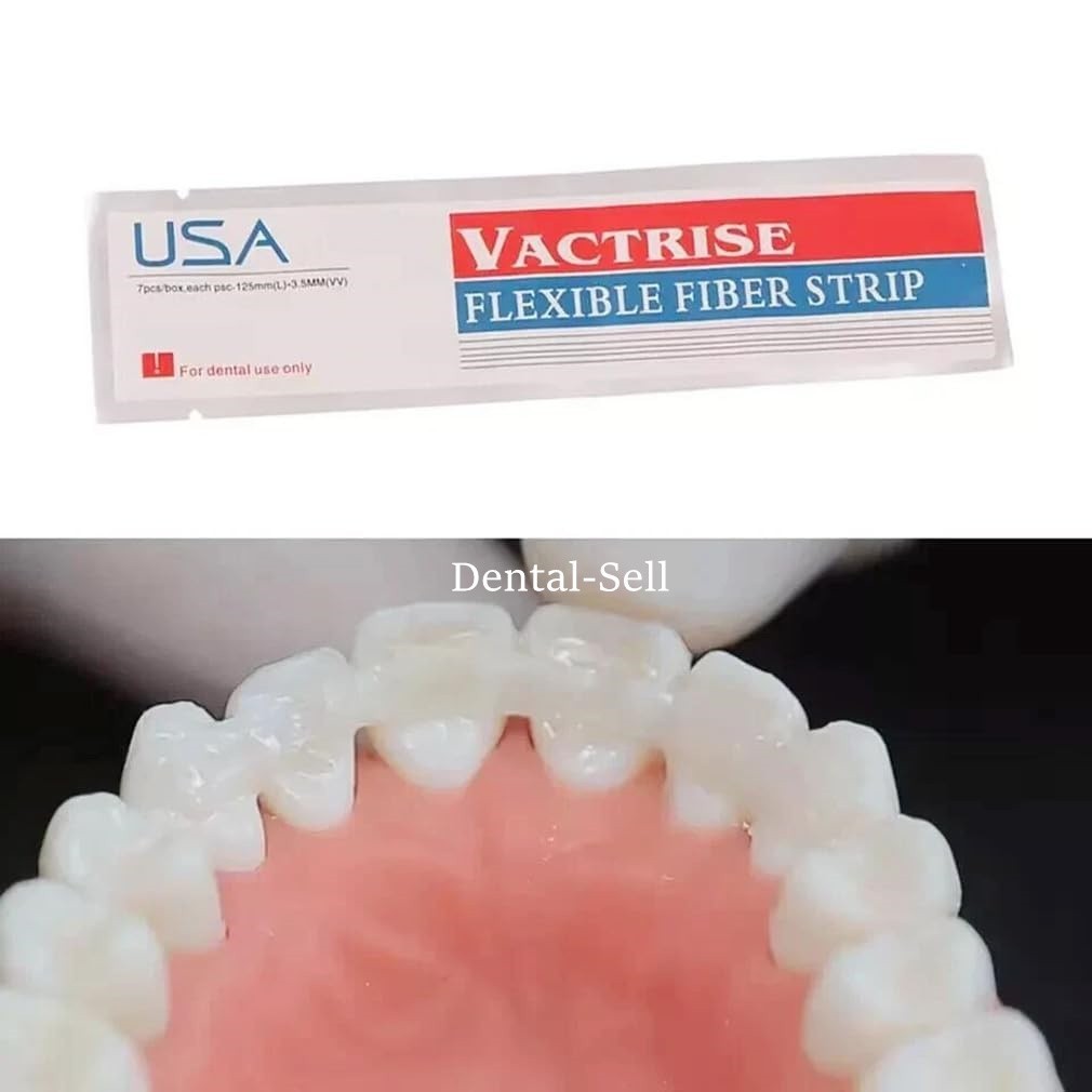 Dental Glass Fiber Strip Flexible Light Cure Teeth Restorative Fixation Ribbon