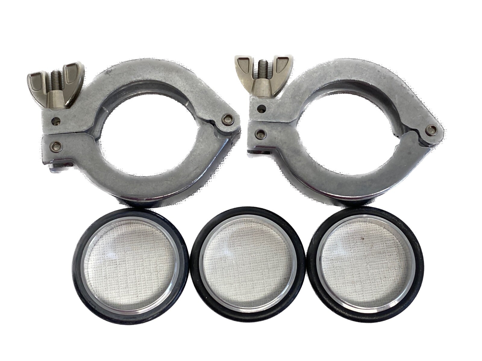 EDWARDS NW40 NW32 Aluminum Swing Clamps & Centring Rings C10516403