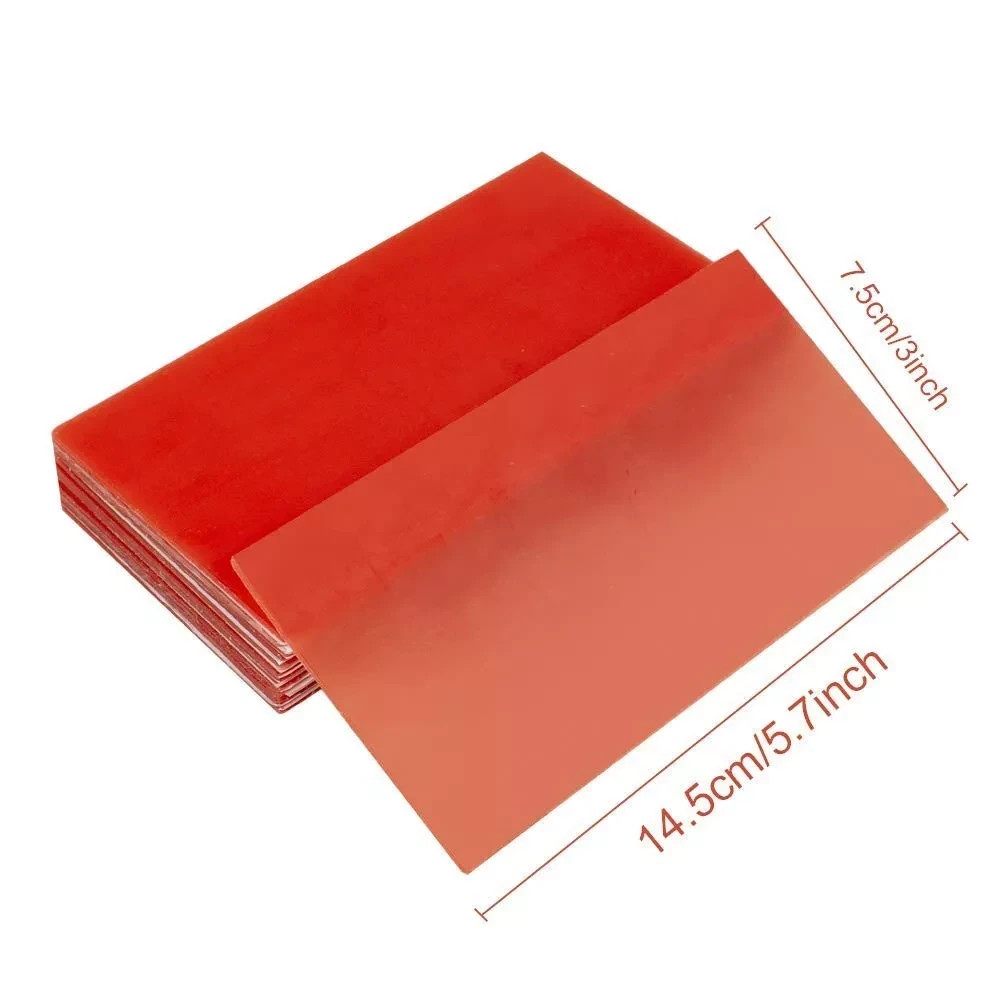 20 Pcs/Box Dental Lab Red Casting Utility Wax Plate Sheets Supply Instruments