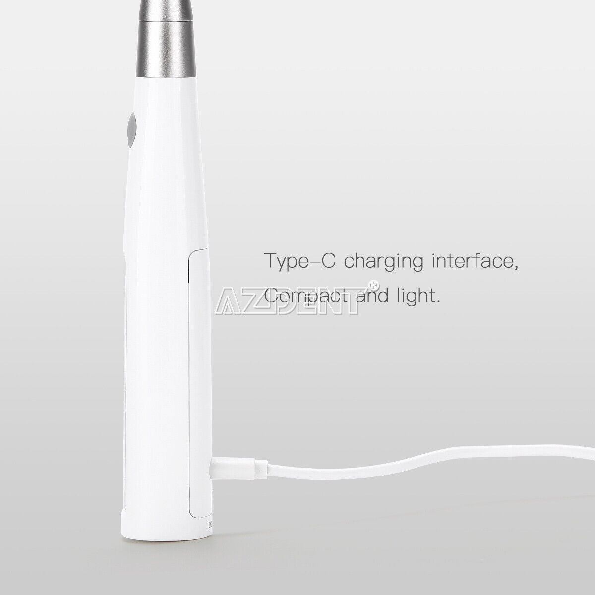 AZDENT Dental Wireless LED Curing Light 1 Second Cure Lamp Metal Head