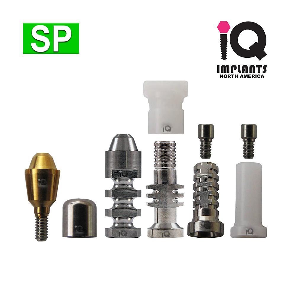 IQ USA Solid Multiunit Straight, 9pcs Premium Kit, 3.5-3.75mm Hex Platform