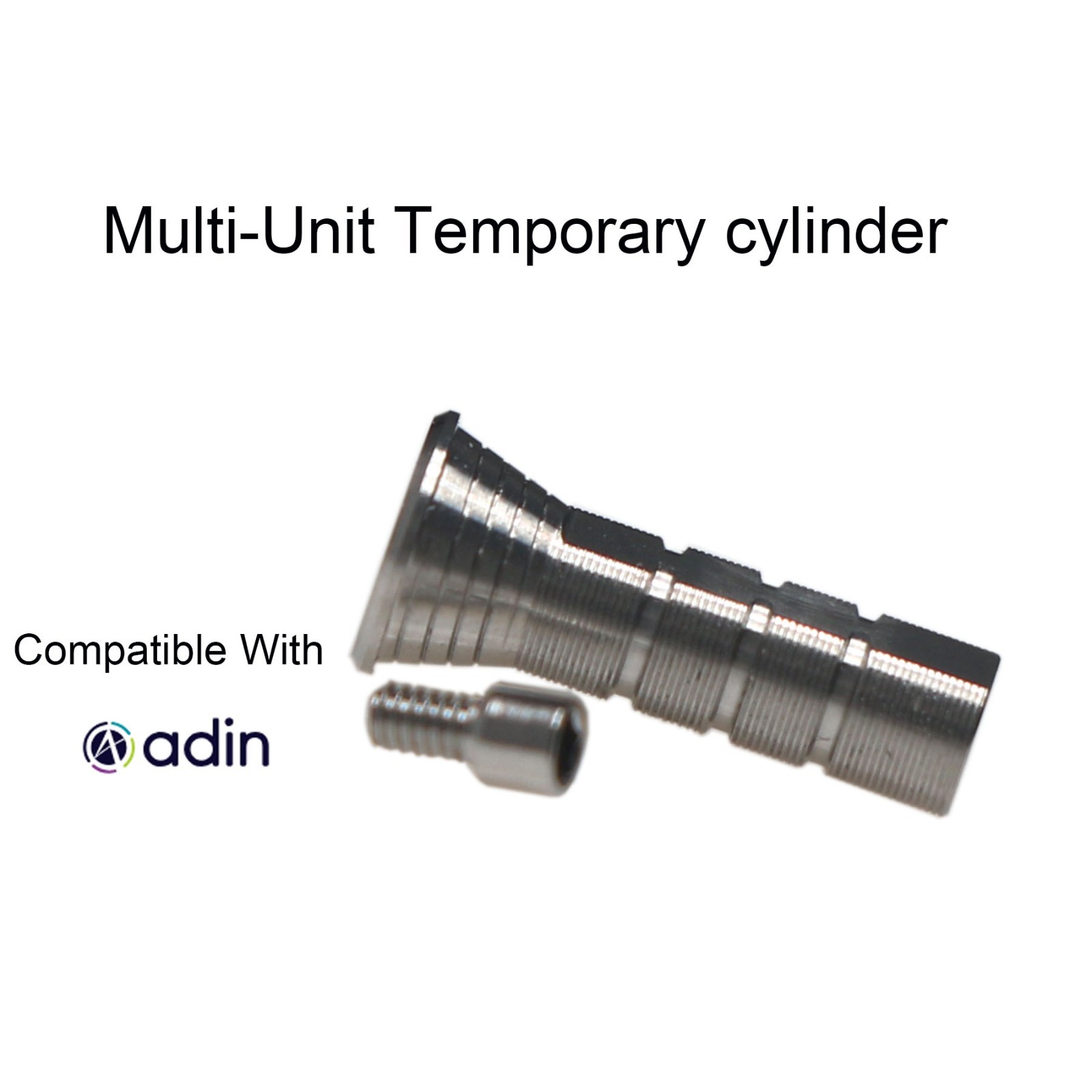 Multi-Unit Temporary cylinder conical abutment fits Hiossen/Nobel/Adin/Straumann