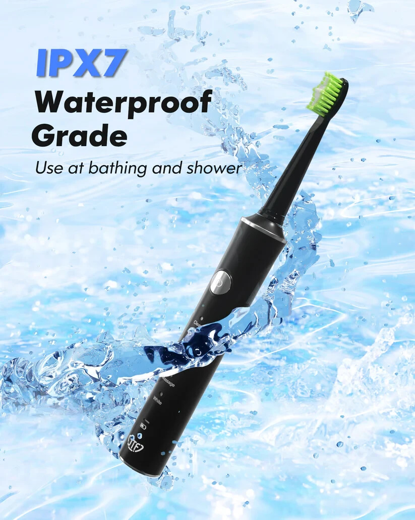 JTF (J40) Sonic Electric Toothbrush for Adults (Family Bundle)
