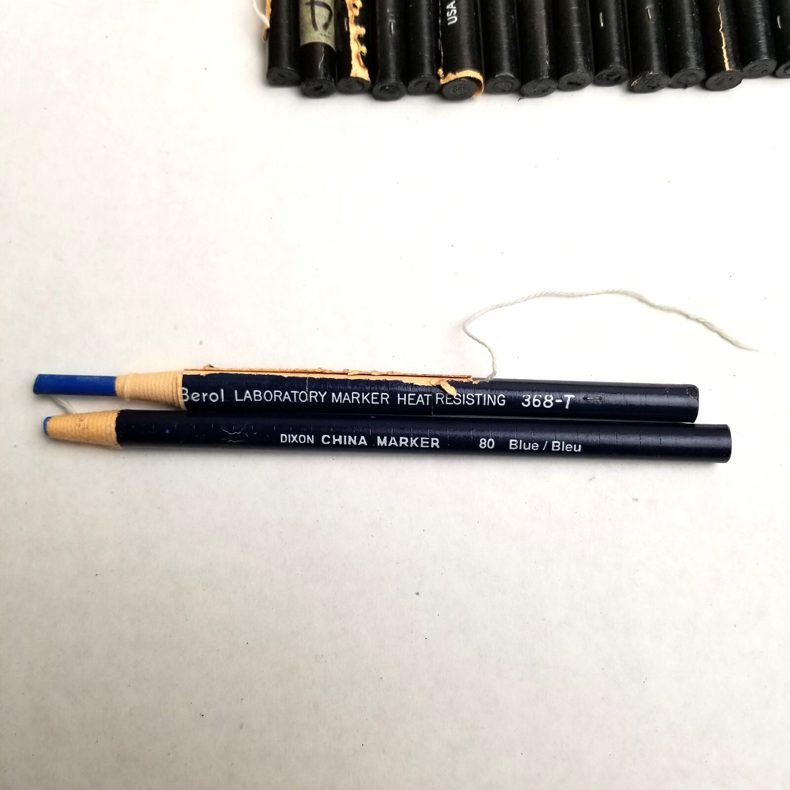 Laboratory China Markers Lot of 35 Berol Dixon Sanford Heat Resistant