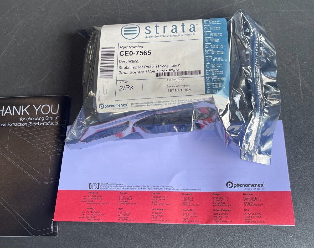 Phenomenex Strata Ce0-7565 Impact Protein Precipitation 2Ml Square PK / 2