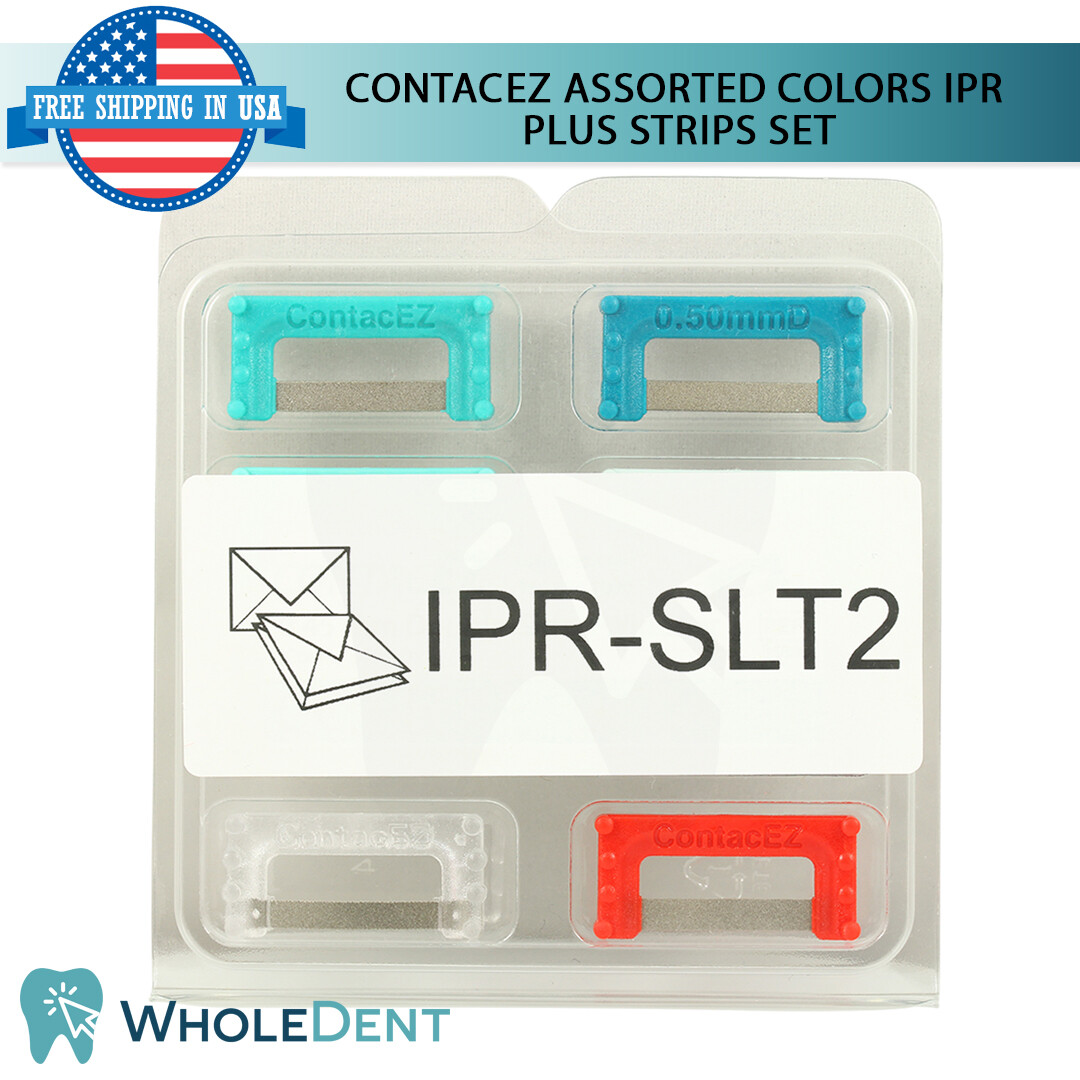ContacEZ Assorted Color Coded IPR Plus 8 Strips Orthodontic Interproximal