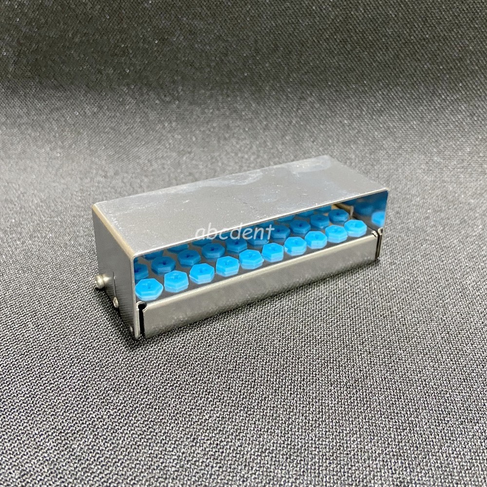 8/12/30 Holes Dental Scaler Tips Holder Bur Box Disinfection Sterilizer Stand