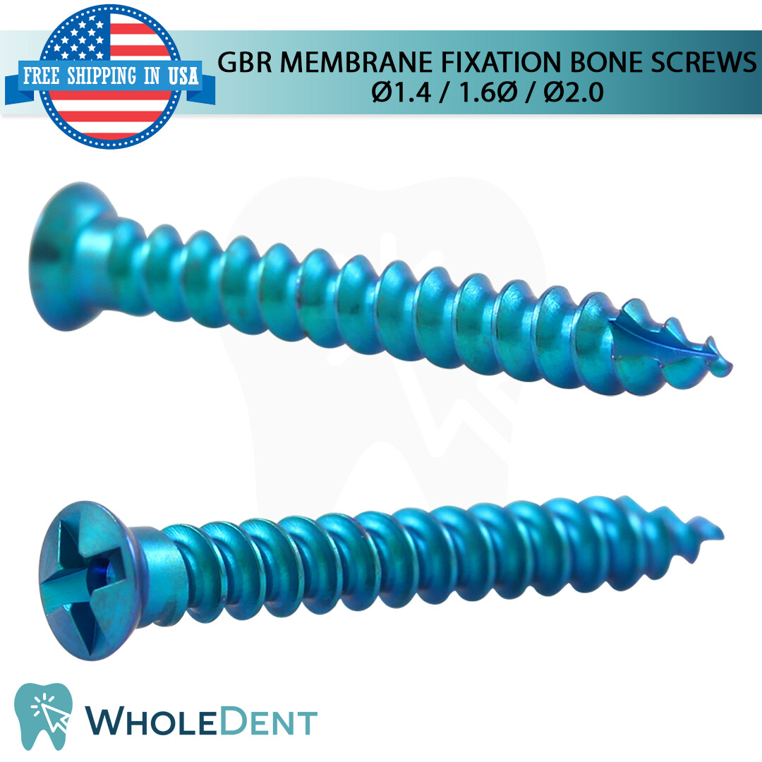 GBR Self Tapping Titanium Membrane Fixation Bon Screw Dental Im plant Sur gery