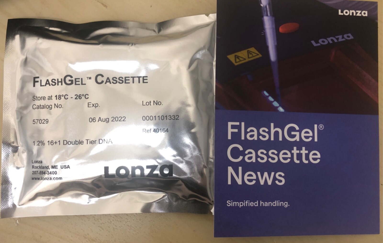 Lonza Flash Gel DNA Cassette 1.2% Agarose, 9/Gels, Expired (MFN#57029)