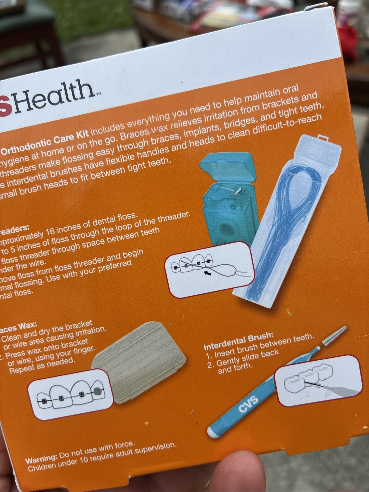 CVS ORTHODONTIC CARE KIT FOR BRACES, IMPLANTS, BRIDGES – NEW IN BOX