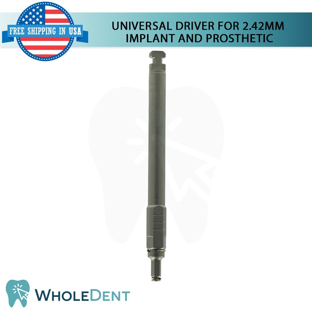 Universal Driver for 2.42mm Fixture & Prosthetics Internal Hex Connection Dental