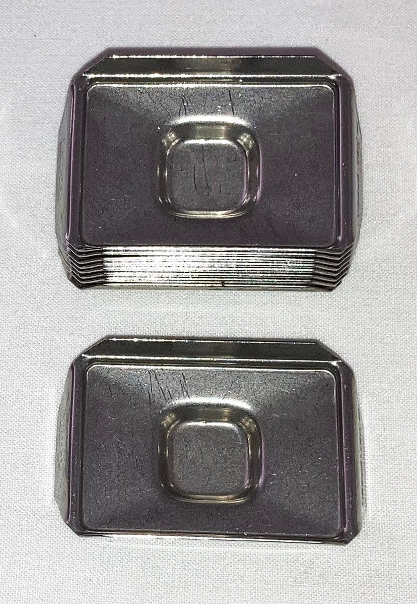 11 Tissue Tek / Lab Ex 7057 Stainless Paraform Biopsy Base Molds 13 x 13 mm