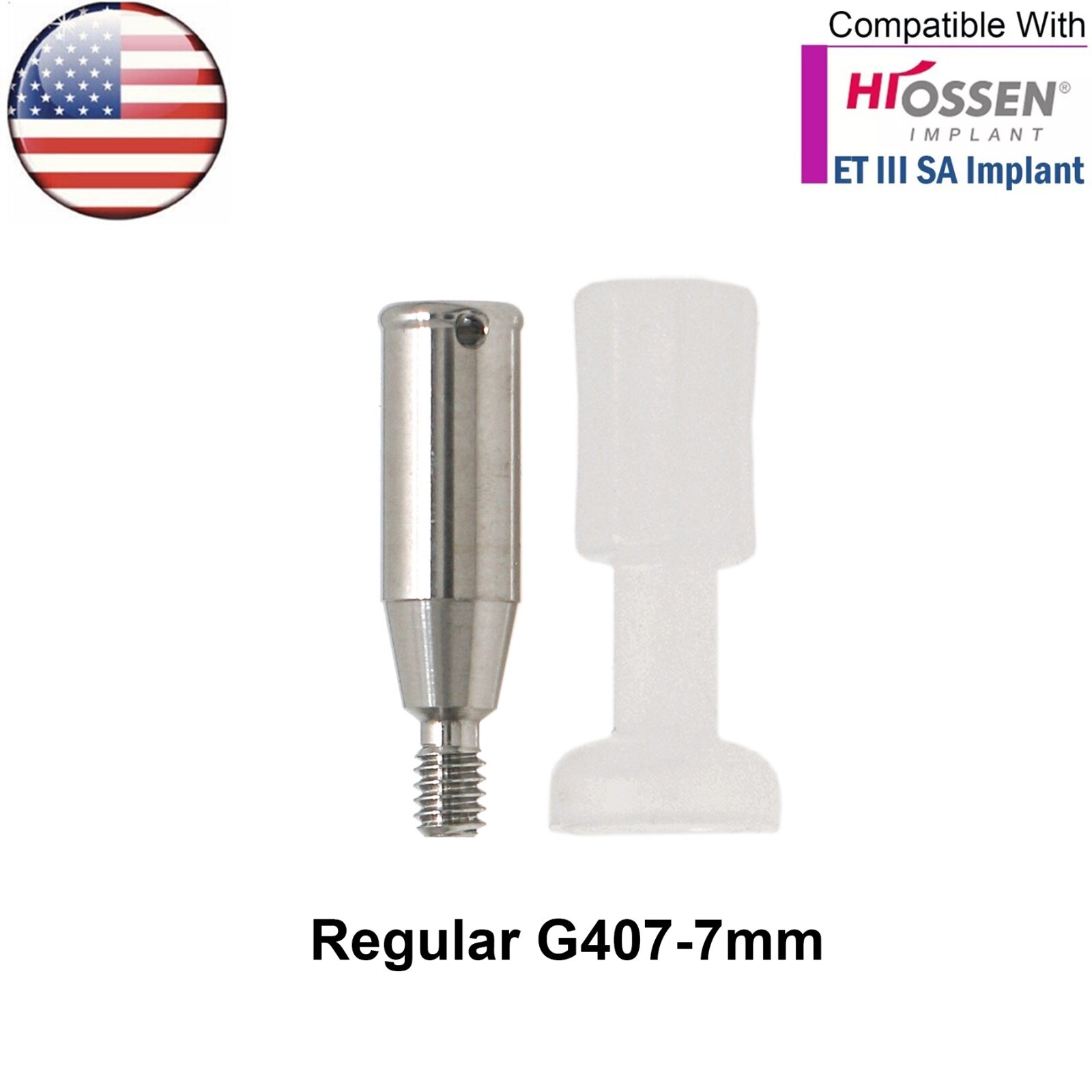 US Dental Locator Attachment Abutment for Hiossen ET III /Osstem/Snucone Regular