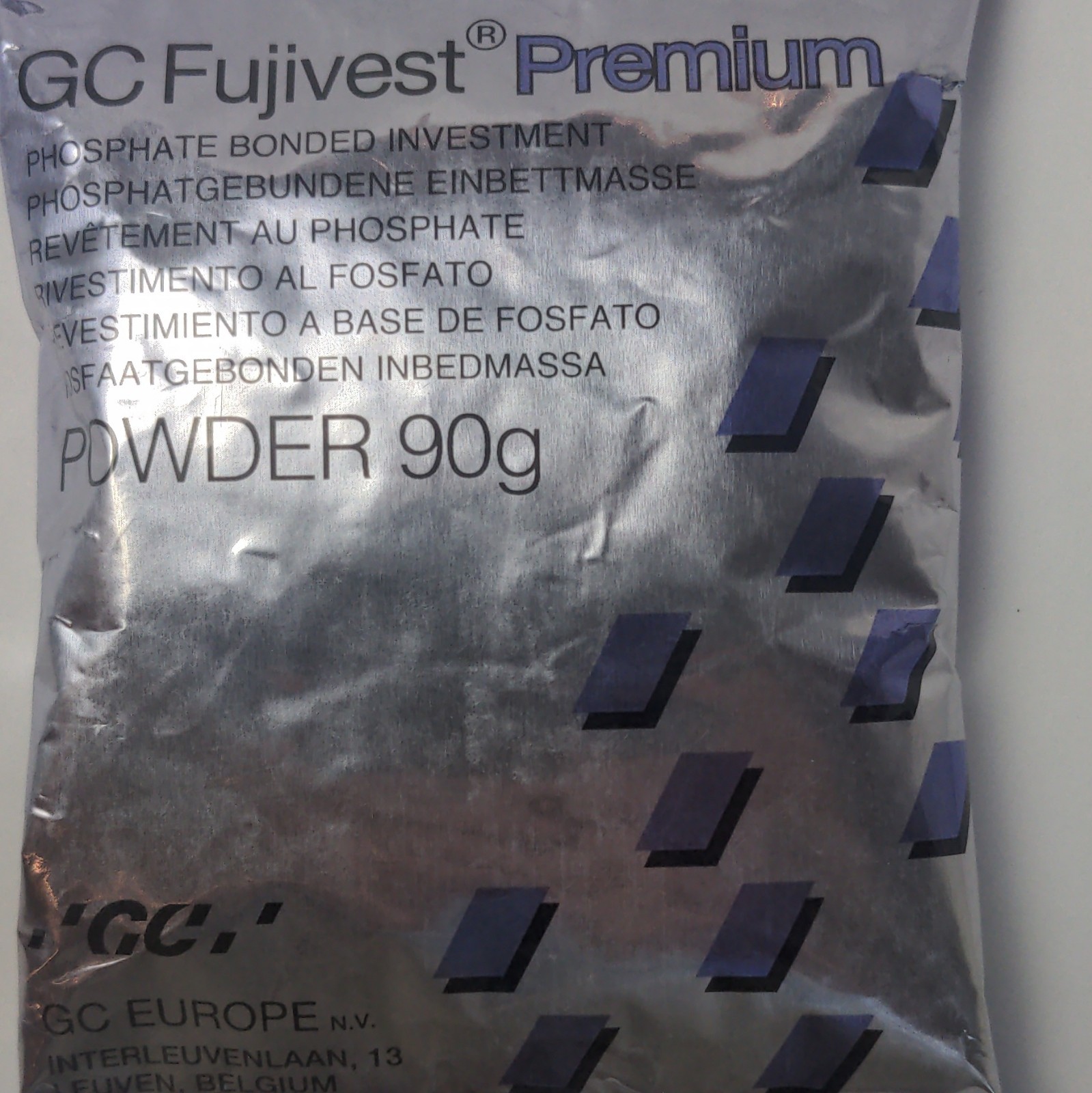 GC Fujivest Premium Phosphate Bonded Investment Powder 90g (5 Packs)