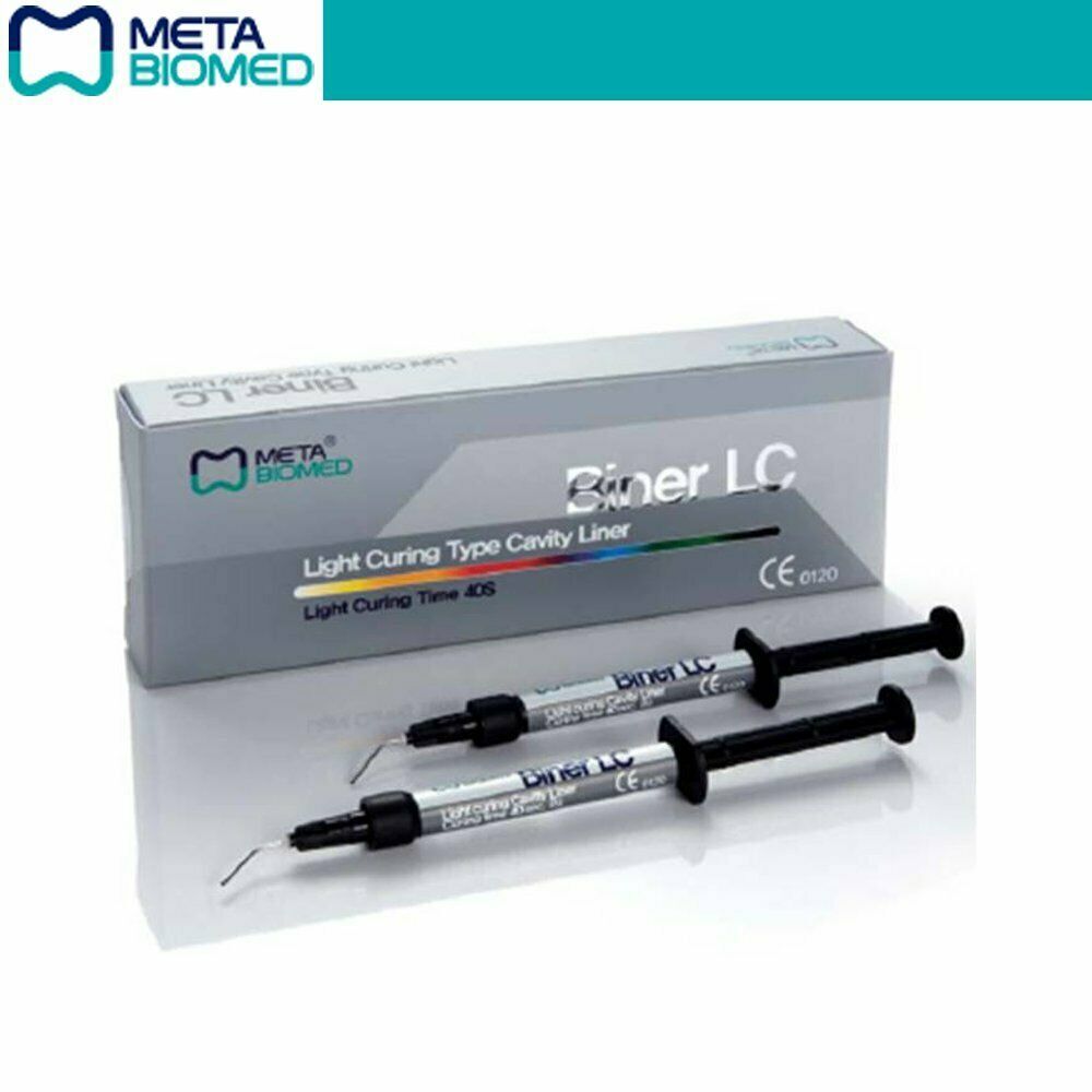 10 Pack of Meta Biner LC Light Cured Radiopaque Fluoride Releasing Cavity Liner