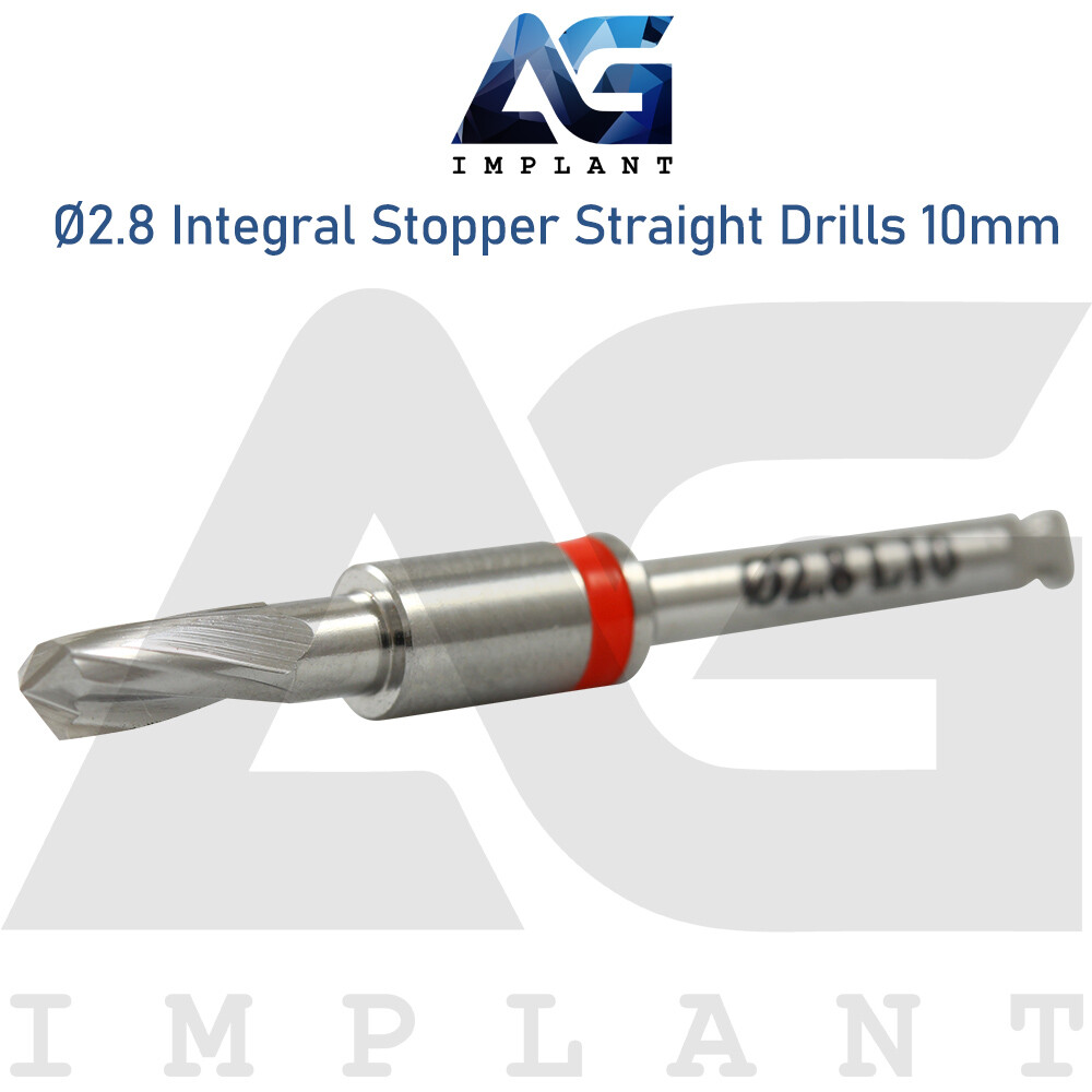 Ø2.8 Integral Stopper Straight Drill External Irrigation Dental Tool