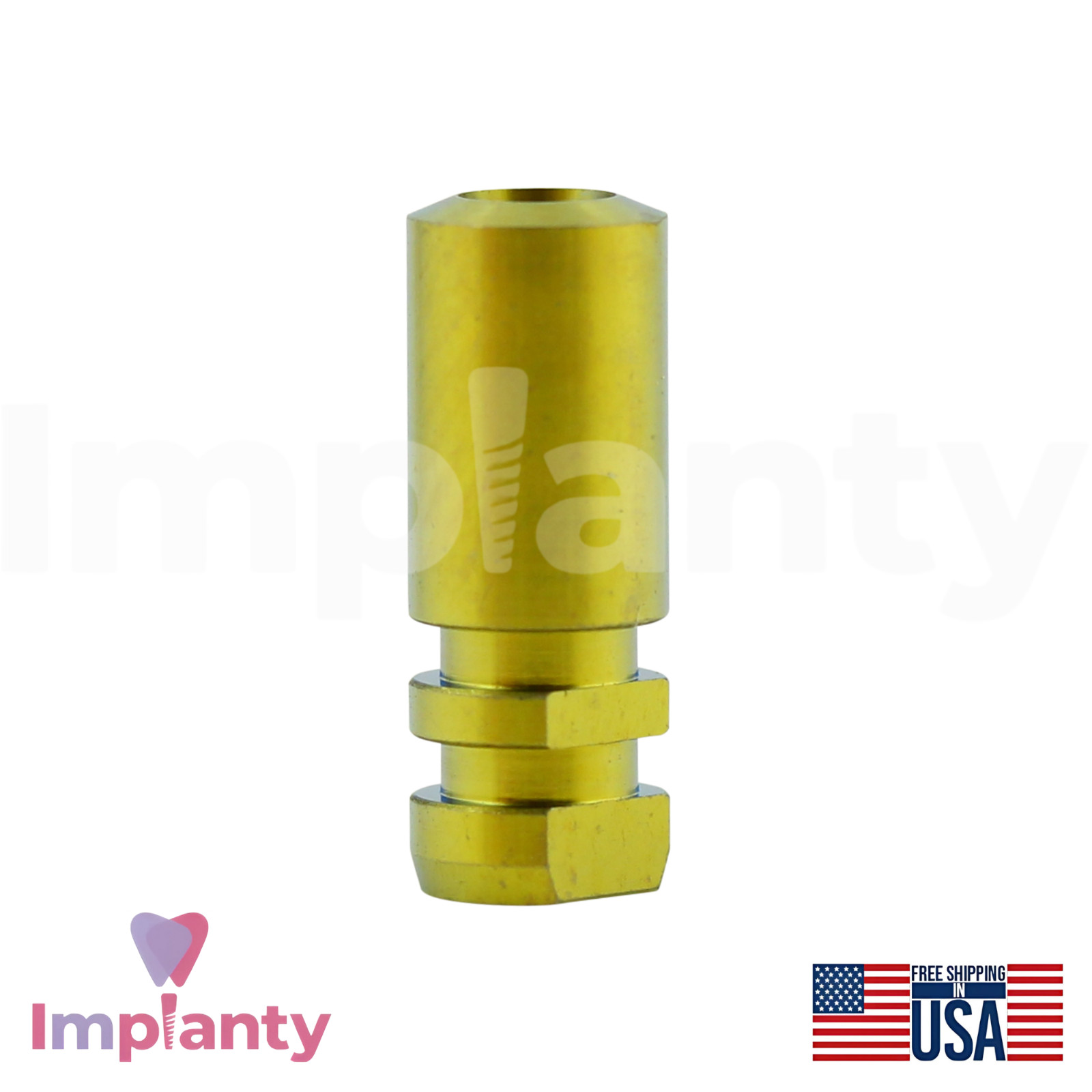 Straumann BLX® Compatible Dental Fixture Analog Ø6.5mm Wide Base Replica