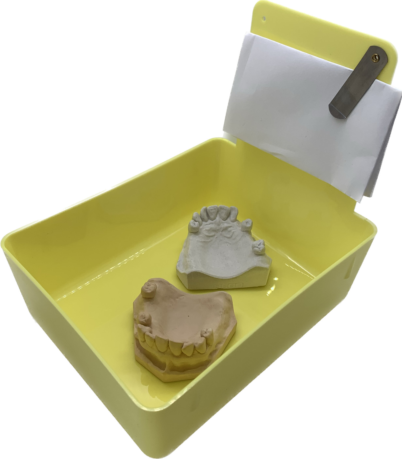 Dental Lab Pan Yellow 12/box High Quality Color Coded organization