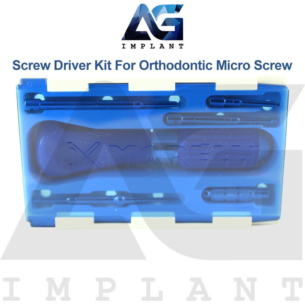 Self Drilling Tool Kit Orthodontic Micro Screw Driver Dental Instrument Fixation