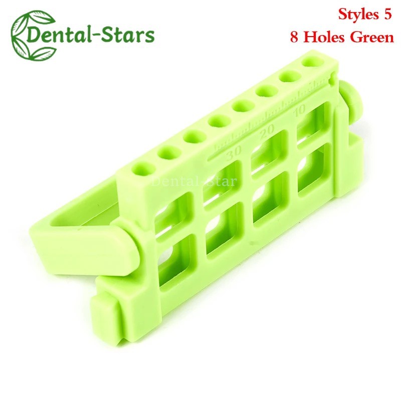 8/16 Holes Dental Bur Endo Files Block Holder Stand Autoclave Disinfection Box