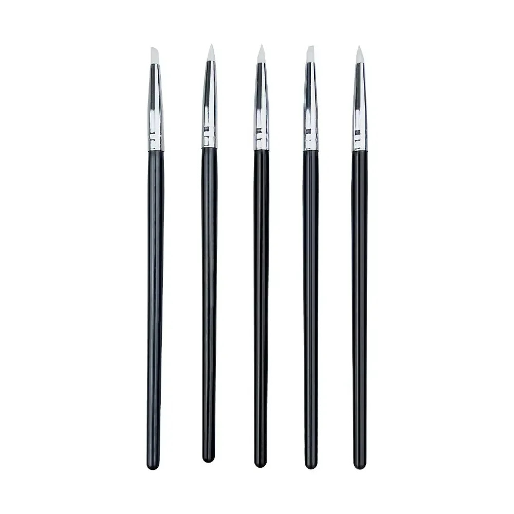 5Pcs Dental Shaping Silicone Tooth Tool Dental Resin Brush Pens for Adhesive Com