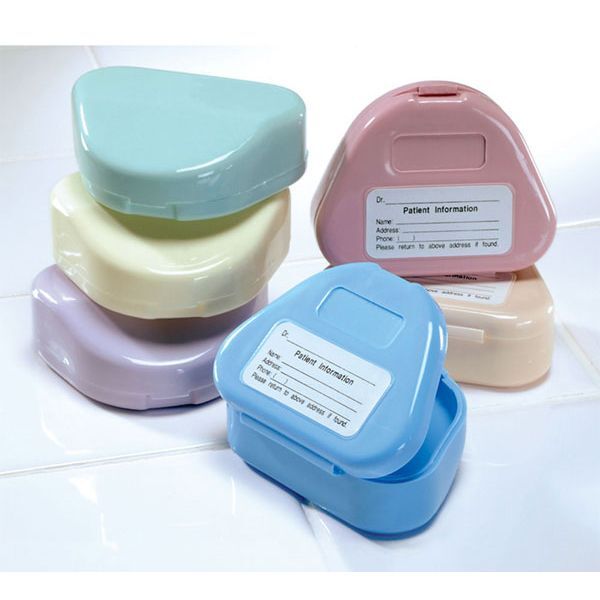Plasdent Standard Retainer Box – Assorted Pastel Colors 12/Pk. Plastic